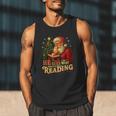 He Sees What You’Ve Been Reading Santa Book Lover Christmas Men Tank Top He Sees What You’Ve Been Reading Santa Book Lover Christmas Men Tank Top