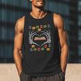Skeleton Heart Read Reading Book Librarian Halloween Women Men Tank Top