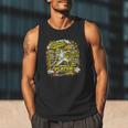 Softball Pitcher Best Traits Brave Retro Pop Comic Book Art Men Tank Top