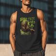 Star Wars The Book Of Boba Fett Neon Boba Fett Lives Poster Men Tank Top