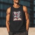 Teach Inspire Grow Everyday Read Your Heart Out Valentine Book-Themed Small Men Tank Top