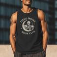 Tired Moms Book Club Skeleton Reading Books Moon Men Tank Top Tired Moms Book Club Skeleton Reading Books Moon Men Tank Top