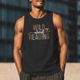 Wild About Reading Books Reader Lover Librarian Bookworm Men Tank Top