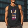 Woman And Books Stack Afro Girl Reading Lover Men Tank Top Woman And Books Stack Afro Girl Reading Lover Men Tank Top
