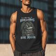In A World Of Bookworms Be A Book Dragon Book Lover Reader Men Tank Top