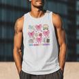 100 Days Of School Coquette Bow School Bus Pencil Books Men Tank Top