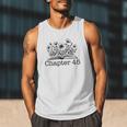 45th Birthday Chapter 45 Reading Book Lover Bookworm Teacher Men Tank Top