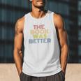 The Book Was Better Retro 70s Vintage Premium Tri-Blend Men Tank Top The Book Was Better Retro 70s Vintage Premium Tri-Blend Men Tank Top