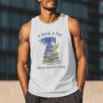 A Book A Day Keeps Reality Away Premium Tri-Blend Men Tank Top