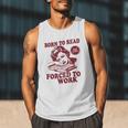 Book Readers Forced To Work Sadness Men Tank Top