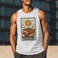 Book Reading Tarot Card The Reader Men Tank Top