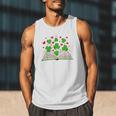 Book With Shamrocks Librarian Saint Patrick's Day Kids Men Tank Top Book With Shamrocks Librarian Saint Patrick's Day Kids Men Tank Top