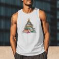 All Booked For Christmas Book Christmas Tree Lights Xmas Men Tank Top All Booked For Christmas Book Christmas Tree Lights Xmas Men Tank Top