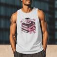 All Booked For Valentine's Teacher Coquette Bow Coffee Book Men Tank Top All Booked For Valentine's Teacher Coquette Bow Coffee Book Men Tank Top