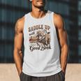 Bookish Retro Western Cowgirl Texas Book Lover Novel Reader Men Tank Top Bookish Retro Western Cowgirl Texas Book Lover Novel Reader Men Tank Top