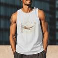 Books Coffee And Quiet Places Literature Men Tank Top