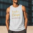 Books Are My Escape Simple Reading Quote Men Tank Top