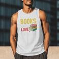 Books Are My Love Language Stack Men Tank Top