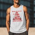 Books Are My Love Language Valentine Book Reading Teacher Men Tank Top