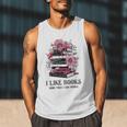 I Like Books More Than I Like People Reader Teacher Bookworm Men Tank Top