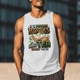 Bookworm If It Involves Books And Tea Lover Reading Premium Tri-Blend Men Tank Top