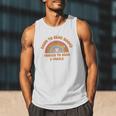 Born To Read Books Forced To Emails Vintage Retro Rainbow Men Tank Top