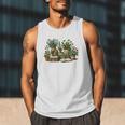 Botanical Garden Plants With Books Men Tank Top Botanical Garden Plants With Books Men Tank Top