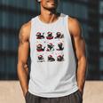 Cat Reading Books Lover Christmas Cat Lover Xmas Men Tank Top Cat Reading Books Lover Christmas Cat Lover Xmas Men Tank Top