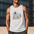 Cat Reading a Romance BookI Like My Books Extra Spicy Men Tank Top Cat Reading a Romance BookI Like My Books Extra Spicy Men Tank Top