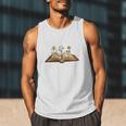 Chapter 21 Years Old 21st Birthday Wildflower Book Lover Premium Tri-Blend Men Tank Top Chapter 21 Years Old 21st Birthday Wildflower Book Lover Premium Tri-Blend Men Tank Top