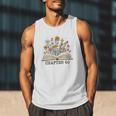 Chapter 60 60th Birthday Floral Open Book With Flowers Men Tank Top