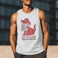 Clifford The Big Red Dog Let's Read Together Vintage Book Men Tank Top