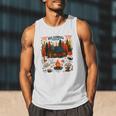 Cozy Reading Cabin Retreat Fall Bookish Autumn Cozy Reader Men Tank Top