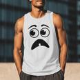 Creepy Face Carrot Halloween Book Character Costume Men Tank Top Creepy Face Carrot Halloween Book Character Costume Men Tank Top