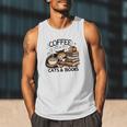 Cute Coffee Cats Books Lover Idea Women Men Kids Men Tank Top Cute Coffee Cats Books Lover Idea Women Men Kids Men Tank Top