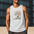 Cute Fairy Reading Fairycore Aesthetic Book Lover Men Tank Top
