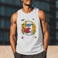 Cute Ghost Reading Book Retro Halloween Librarian Men Tank Top Cute Ghost Reading Book Retro Halloween Librarian Men Tank Top