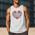 Cute Just A Girl Who Loves Books Heart Shape Reader Men Tank Top