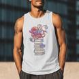 Cute Octopus Bookworm Fun Reading Tee For Book Lovers Men Tank Top Cute Octopus Bookworm Fun Reading Tee For Book Lovers Men Tank Top