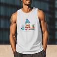 Cute Winter Cozy Snowman Reading Book Lovers Xmas Snowman Men Tank Top Cute Winter Cozy Snowman Reading Book Lovers Xmas Snowman Men Tank Top
