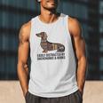 Dachshund Dog Dachshund Decor Books Nerds Dachshund Men Tank Top