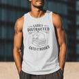 Easily Distracted By Cats And Books For Women Men Tank Top Easily Distracted By Cats And Books For Women Men Tank Top