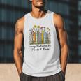 Easily Distracted By Plants And Books Bookworm Gardening Men Tank Top