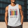 Equality Hurts No One LGBTQ Pride Books And Flowers Men Tank Top Equality Hurts No One LGBTQ Pride Books And Flowers Men Tank Top