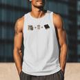 Everything a Girl Needs Books Coffee Jesus Men Tank Top