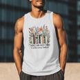 Floral Book There's No Such Thing As Too Many Book Lover Men Tank Top Floral Book There's No Such Thing As Too Many Book Lover Men Tank Top