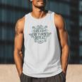 Floral “Read Return Repeat” Book Lovers Readers Librarians Men Tank Top