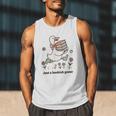 Goose With Books Cute Bookworm Reader Men Tank Top