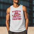 Groovy All Booked For Valentines Books Pink Coquette Bow Men Tank Top Groovy All Booked For Valentines Books Pink Coquette Bow Men Tank Top