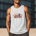 Halloween Book Lover Ghost Witch Books & Pumpkins Men Tank Top Halloween Book Lover Ghost Witch Books & Pumpkins Men Tank Top
